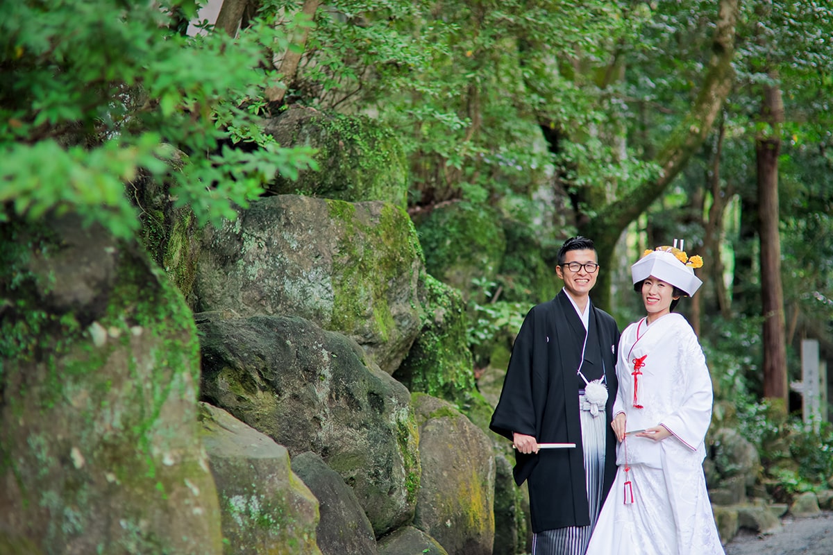 ＜ゆかりある多度大社での挙式＞多国籍のゲストと過ごす日本の結婚式