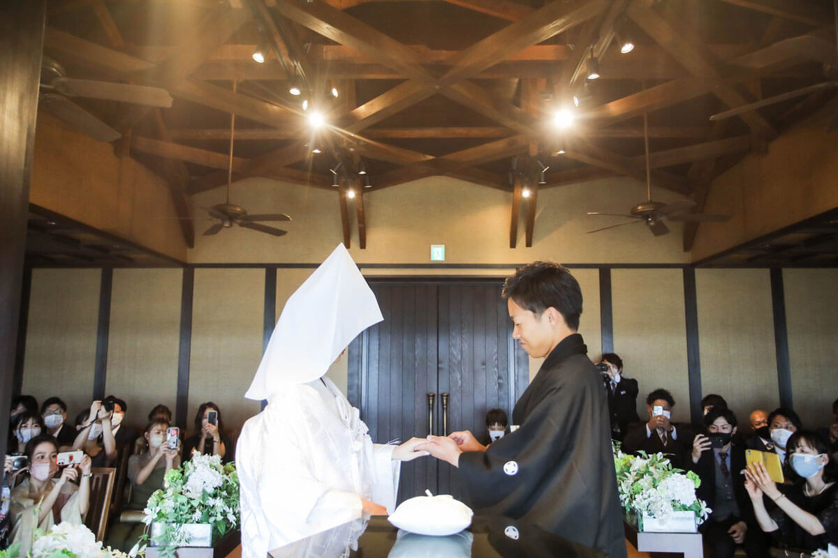 <和装人前式>たくさんの笑顔があふれる結婚式の4枚目写真