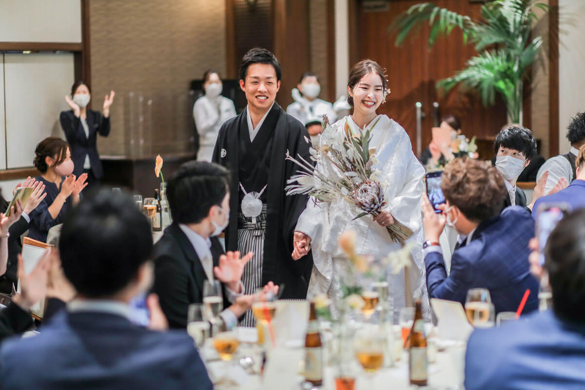 <和装人前式>たくさんの笑顔があふれる結婚式の6枚目写真