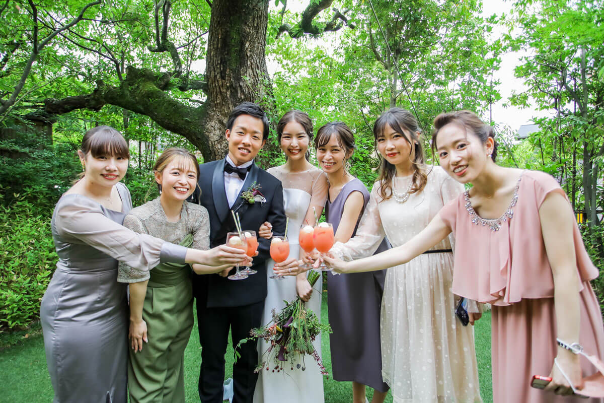 <和装人前式>たくさんの笑顔があふれる結婚式の10枚目写真