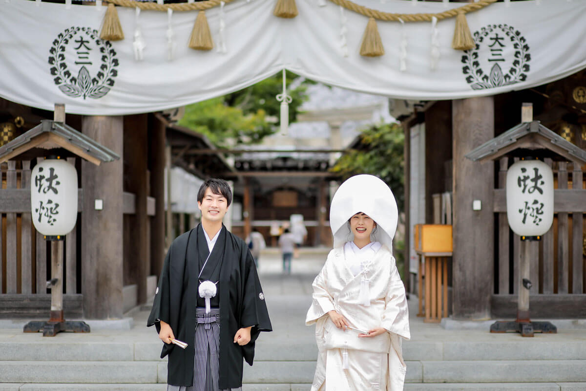 <古式ゆかしい神前挙式>ゲストも楽しめる1日に