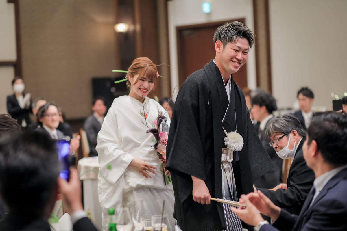 <和装挙式ウエディング>ゲストと近い距離で過ごす大切な時間の8枚目写真