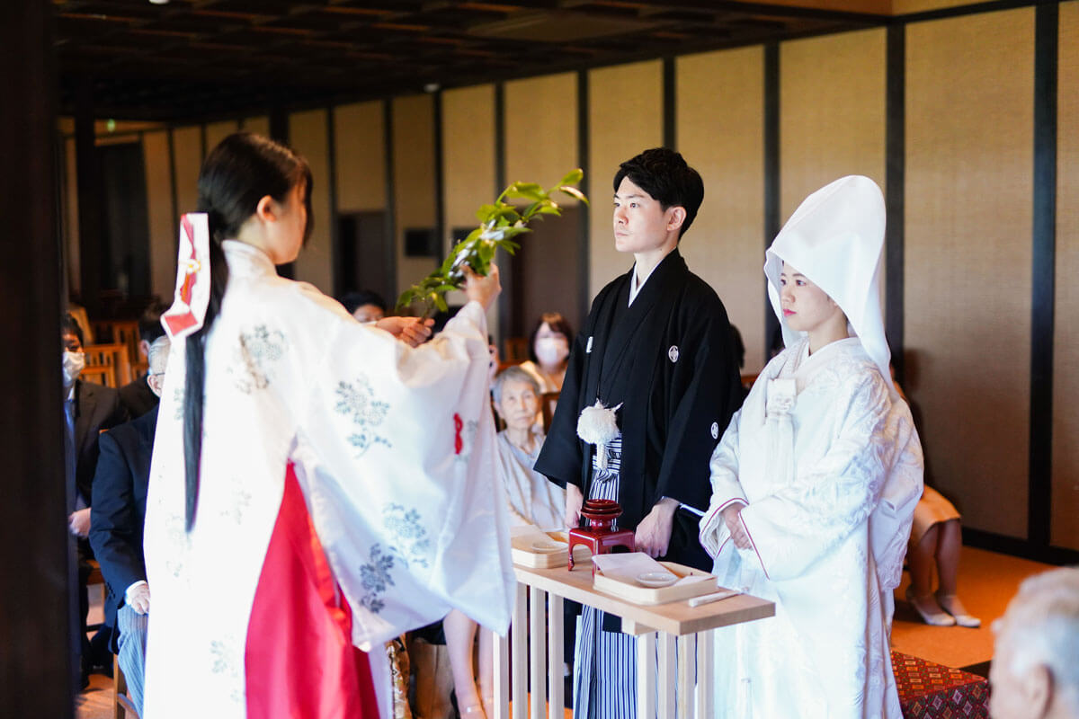 ＜館内神前式＞伝統的な儀式とおふたりらしさが融合した特別な1日の3枚目写真