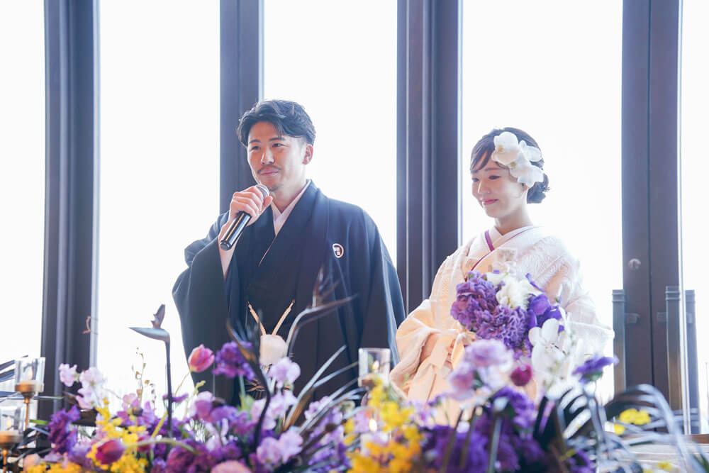 <神前式>伝統挙式と色鮮やかなお花に囲まれた1日の11枚目写真