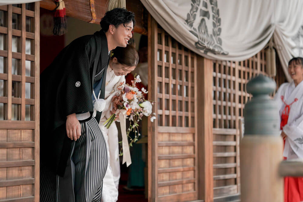 <神前式>伝統和婚の中におふたりらしさを叶えた結婚式の6枚目写真