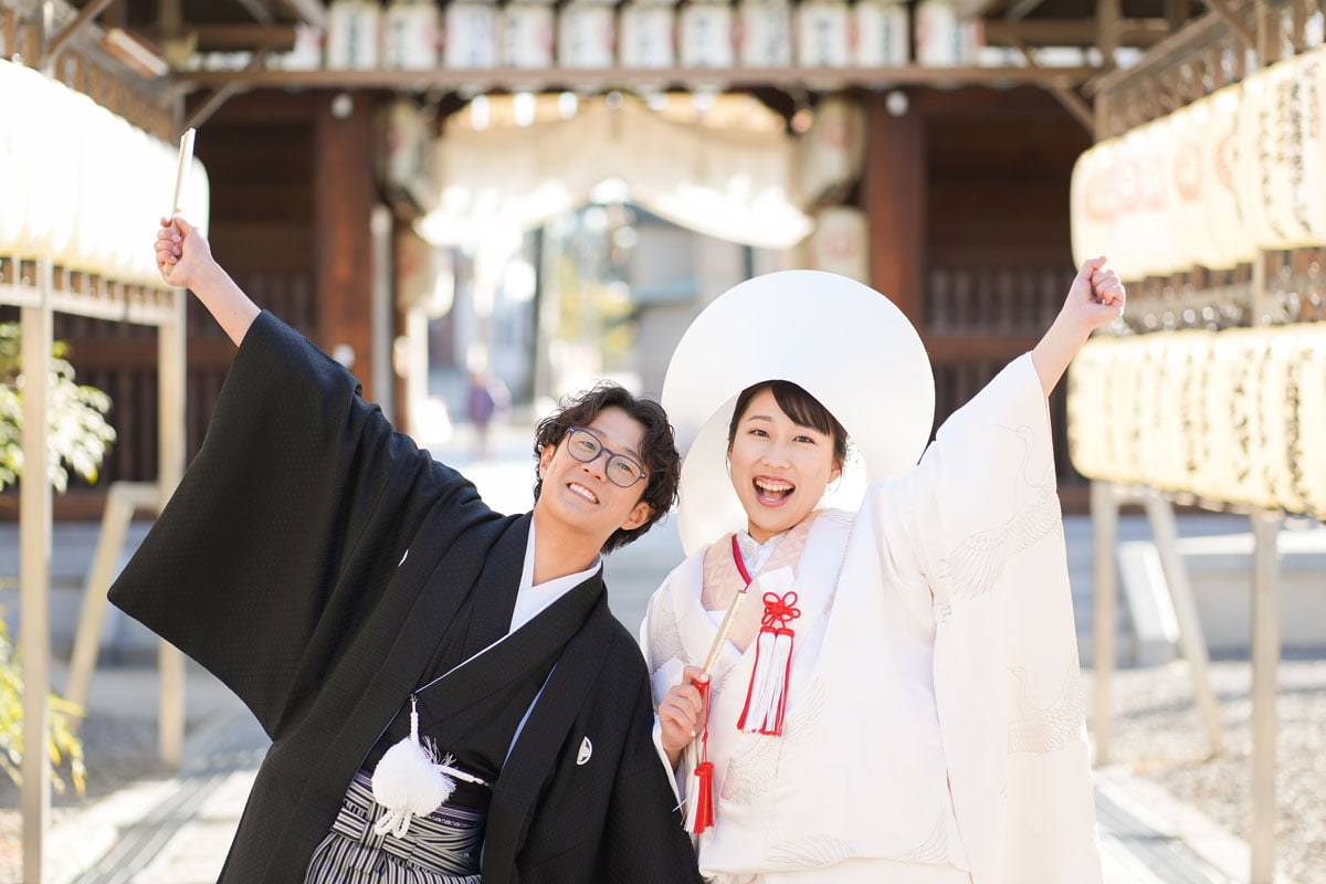 〈冬婚〉おふたりらしさ溢れる和婚の3枚目写真