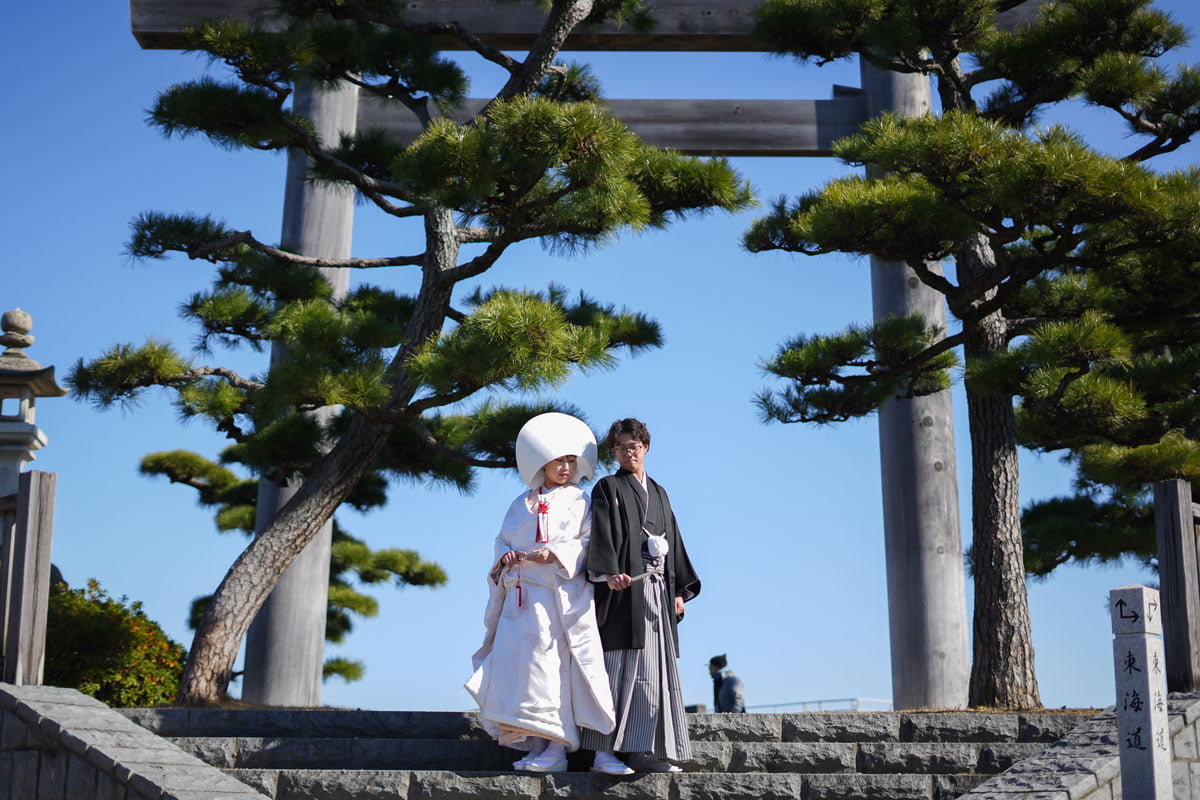 〈冬婚〉おふたりらしさ溢れる和婚