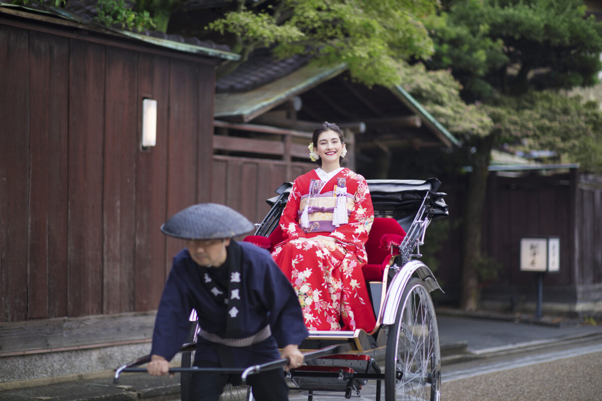 和装で神前式！