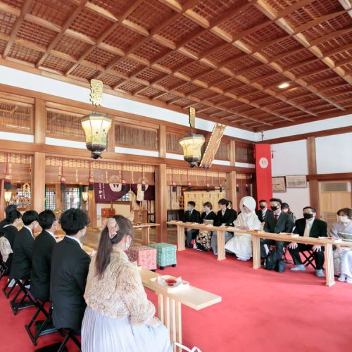 本格神前式の写真（春日神社・桑名宗社）